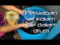 cara persiapan air kolam lele dalam drum sebelum tebar bibit di lahan sempit #part3