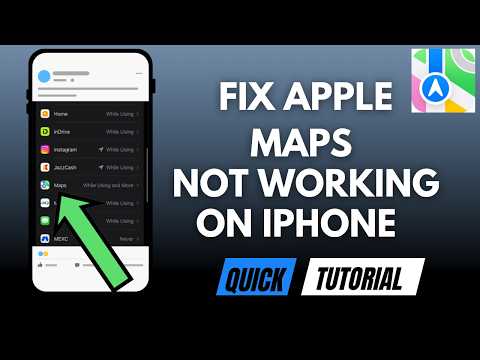 How To Fix Apple Maps Not Working On iPhone