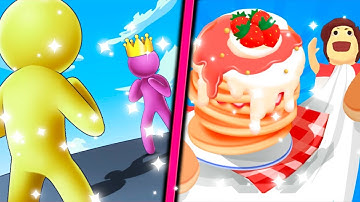 Giant Rush Vs Pancake Run All Levels Android iOS Gameplay Walkthrough 4K Nr 66