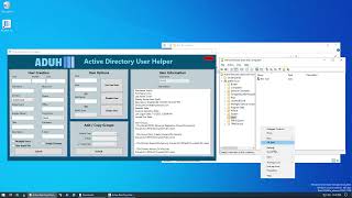 (ADUH) Active Directory User Helper by YourPST Studios (C#/WPF Application)