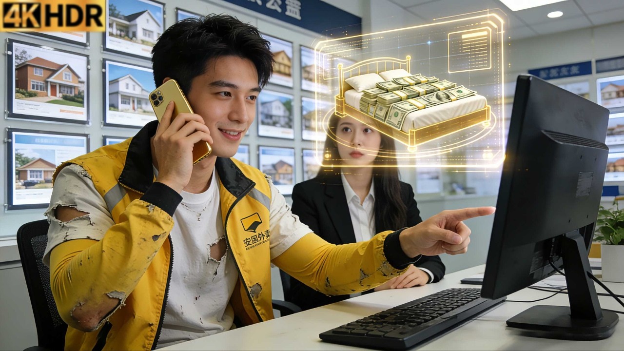 Pauvre reçoit un appel du futur, loue une maison hantée remplie de cash et change son destin !