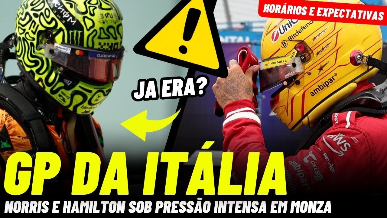 Gp Da Itália: Lando Norris E Lewis Hamilton Pressionados | Fórmula 1 2025