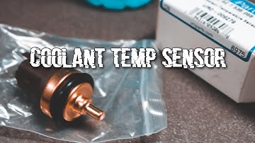 MINI R55 COOLANT TEMPERATURE SENSOR CHANGE
