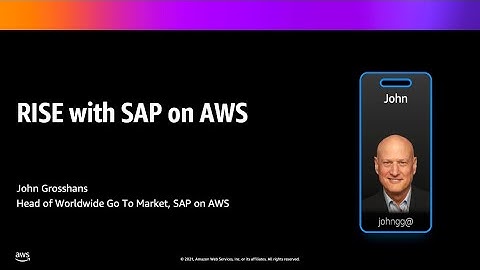 Rise with SAP on AWS | AWS Events