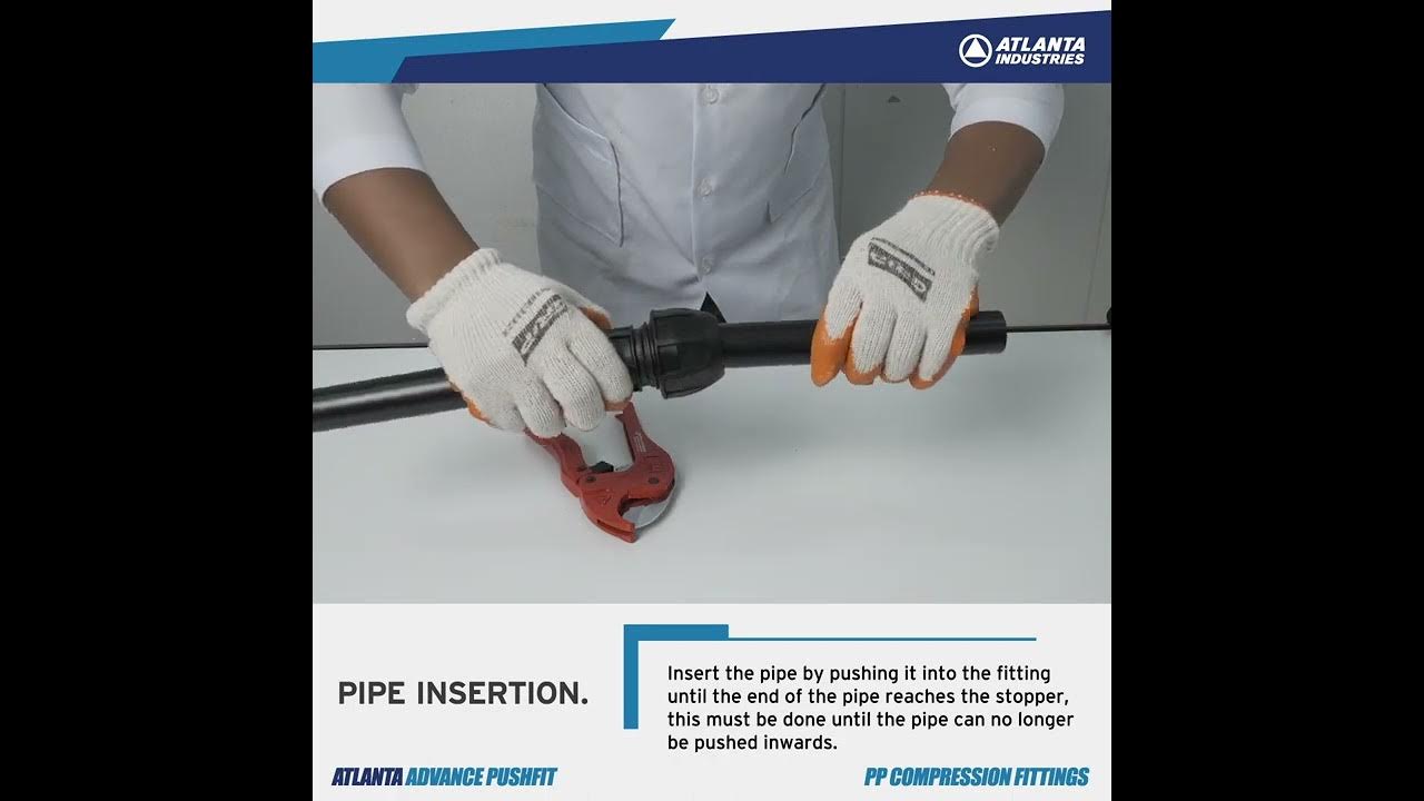 Atlanta Advance Pushfit PP Compression Fittings jointing guide YouTube