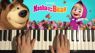 How To Play - Masha Ultrafunk (Piano Tutorial Lesson) | Masha And The Bear Song