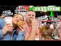 20,000 CALORIE CHALLENGE | COUPLE VS COUPLE