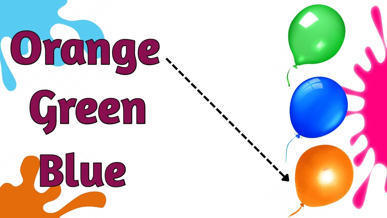 Colours name matching worksheet | colors for kids | Match the colour name with colour picture