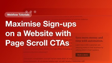 Maximise Sign-ups on a Website with Page Scroll CTAs