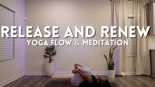 Day 8 Self Love Yoga Series | Release and Renewal Self Love Yoga Flow &amp; Meditation