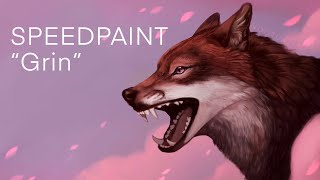 Wolf Grin • Krita Speedpaint by Noctualis 1,952 views 4 years ago 4 minutes, 51 seconds