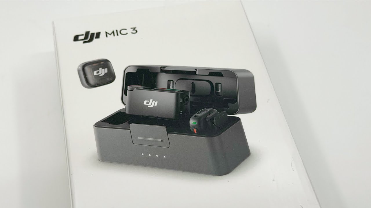 DJI Mic 3 Wireless Microphone Unboxing