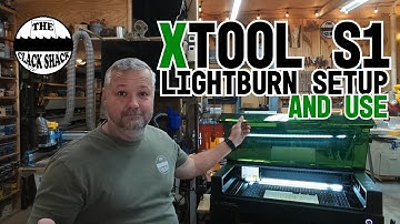 xTool S1 Lightburn setup and use