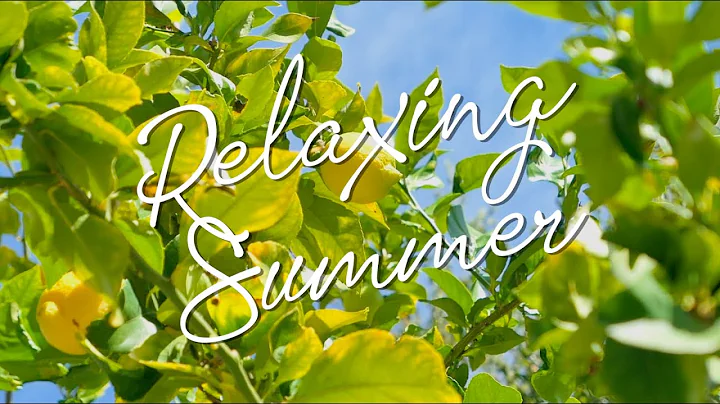 relaxing summer vlog: baking with lemons | plantin...