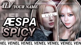 aespa - Spicy | YOU as A Member OT5 | Karaoke + Color Coded Lyrics + Line Distribution Resimi