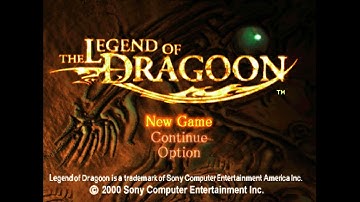 The Legend of Dragoon Title Screen (PS1)