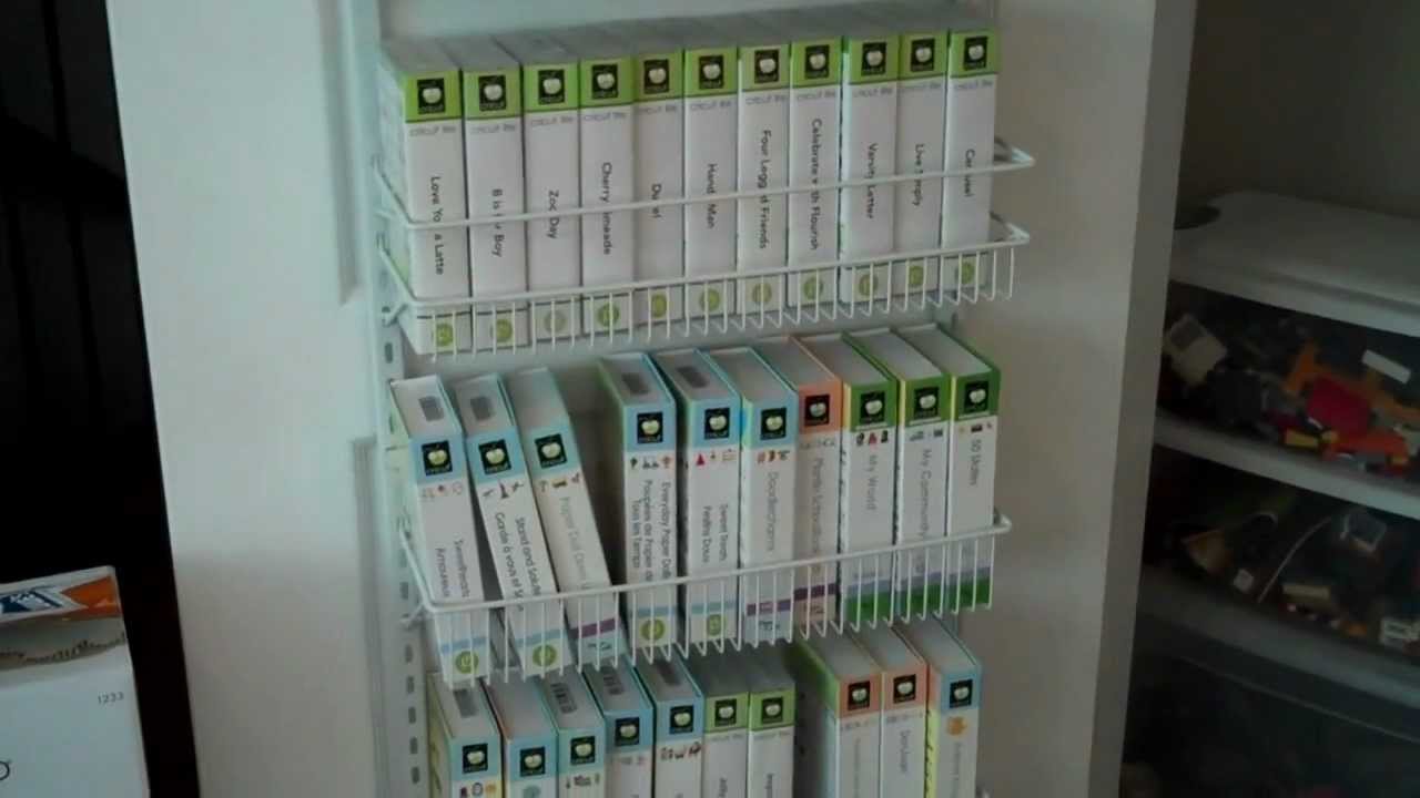My New Cricut Cartridge Storage Solution YouTube