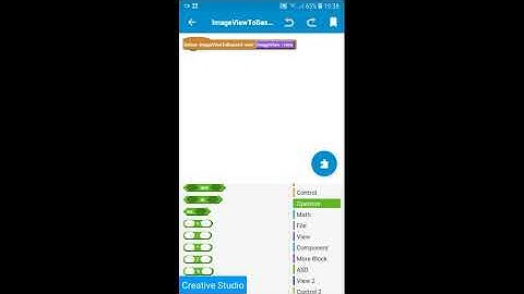Encrypt and Decrypt Image into Base64String in Sketchware