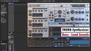 Dmitry Sches THORN Synthesizer Plugin (Sound Demo - Bass & Leads)