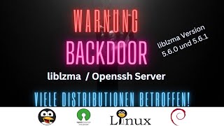 Backdoor in vielen Linuxdistributionen - Liblzma / Openssh Server [GERMAN] by Dan TechGameGeek 281 views 2 months ago 2 minutes, 3 seconds