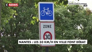 Nantes : les 30 km/h en ville font débat