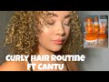 Curly Hair Routine using CANTU Products