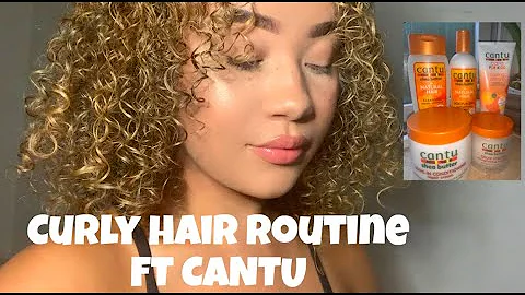 Curly Hair Routine using CANTU Products