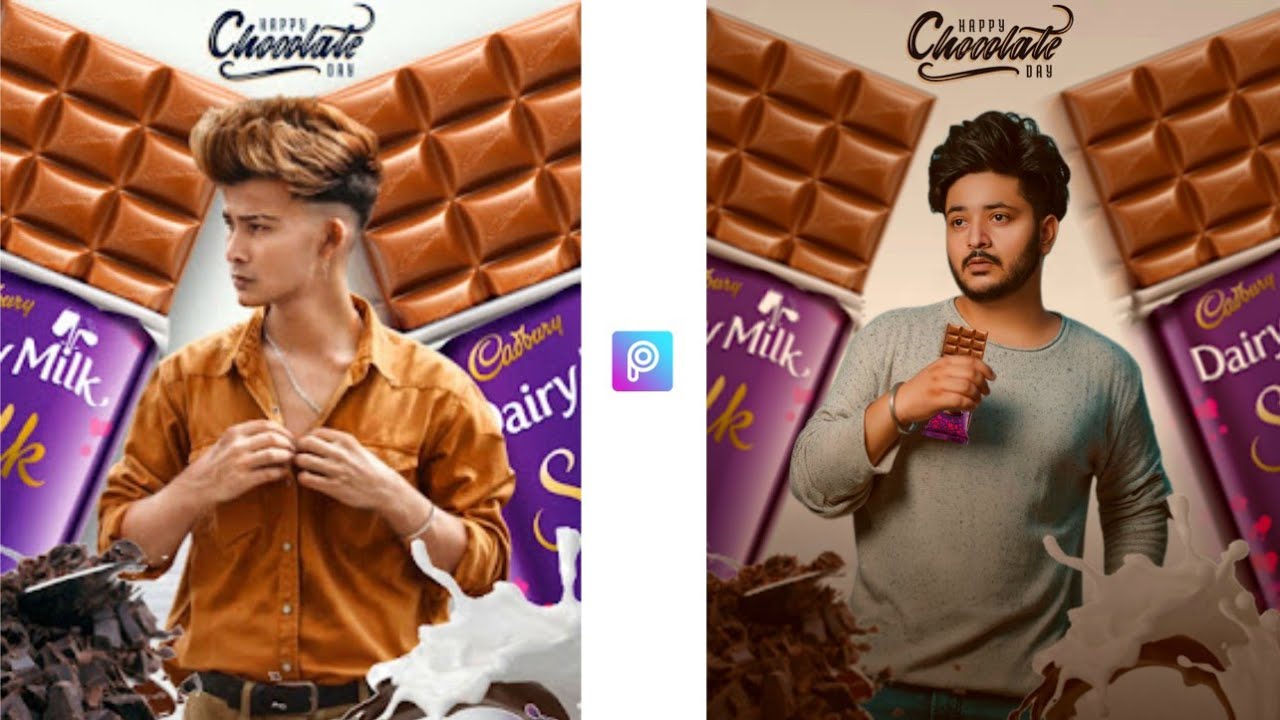 Chocolate Day Photo Editing | Rose Day Photo Editing | Valentine Photo Editing | Editz Club