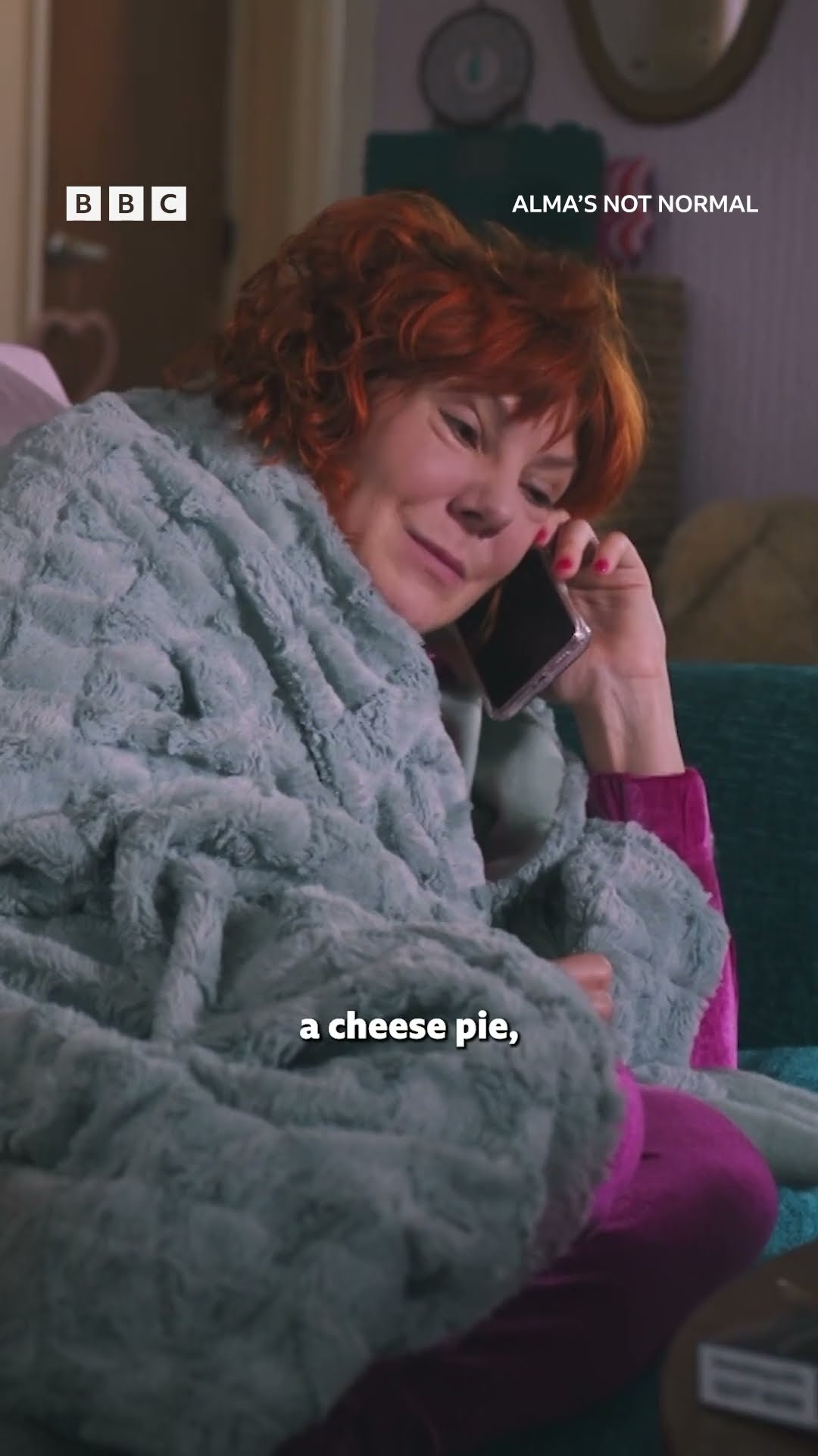 Alma (Sophie Willan) is feeling deflated so decides a takeaway is in order.