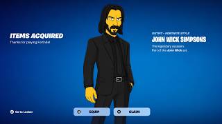How To Get John Wick Simpsons, Complete Contracts To Unlock John Wick Quests Fortnite
