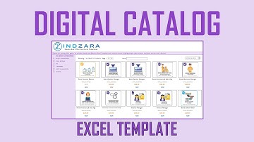 Small Business Digital Product Catalog - Excel Template