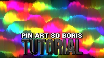 Pin Art 3D Boris | After Effects Tutorial Background #110