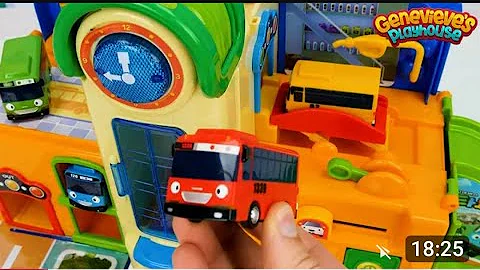 Learning Colors and Vehicles Video for Toddlers and Kids Tayo Playsets and Amusement Park Toys
