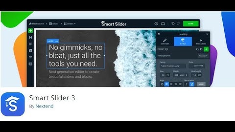 How to create simple Slider WordPress | Smart Slider 3