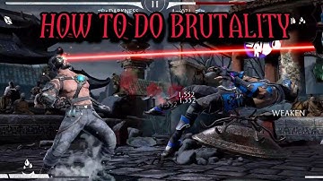 HOW TO DO BRUTALITY | MK MOBILE (HINDI)