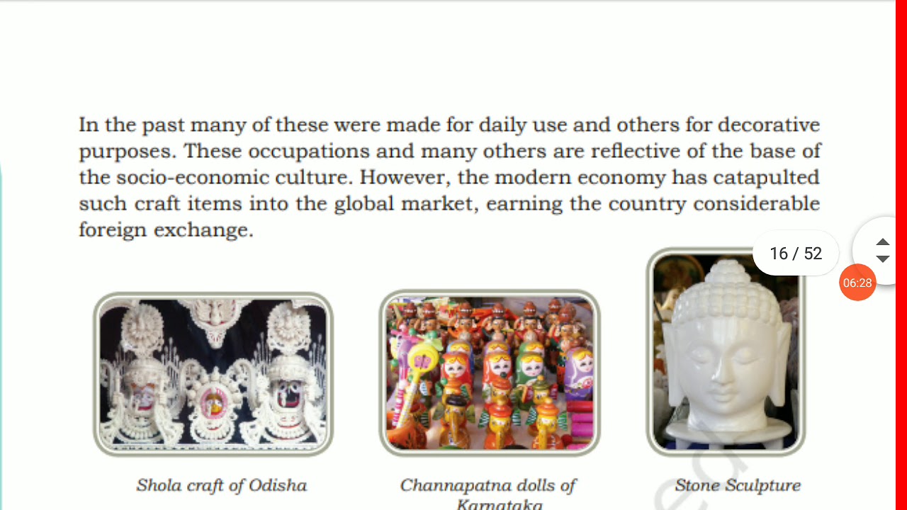 Class 12 Home Science Ch1_5 traditional occupation of India YouTube