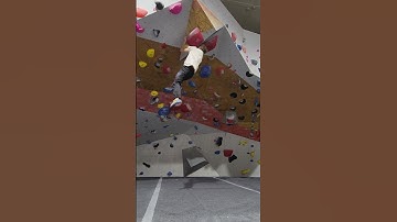 finally sent my project! NiBS W3 | around V8. #bouldering #rockclimbing #subscribe #shortvideo