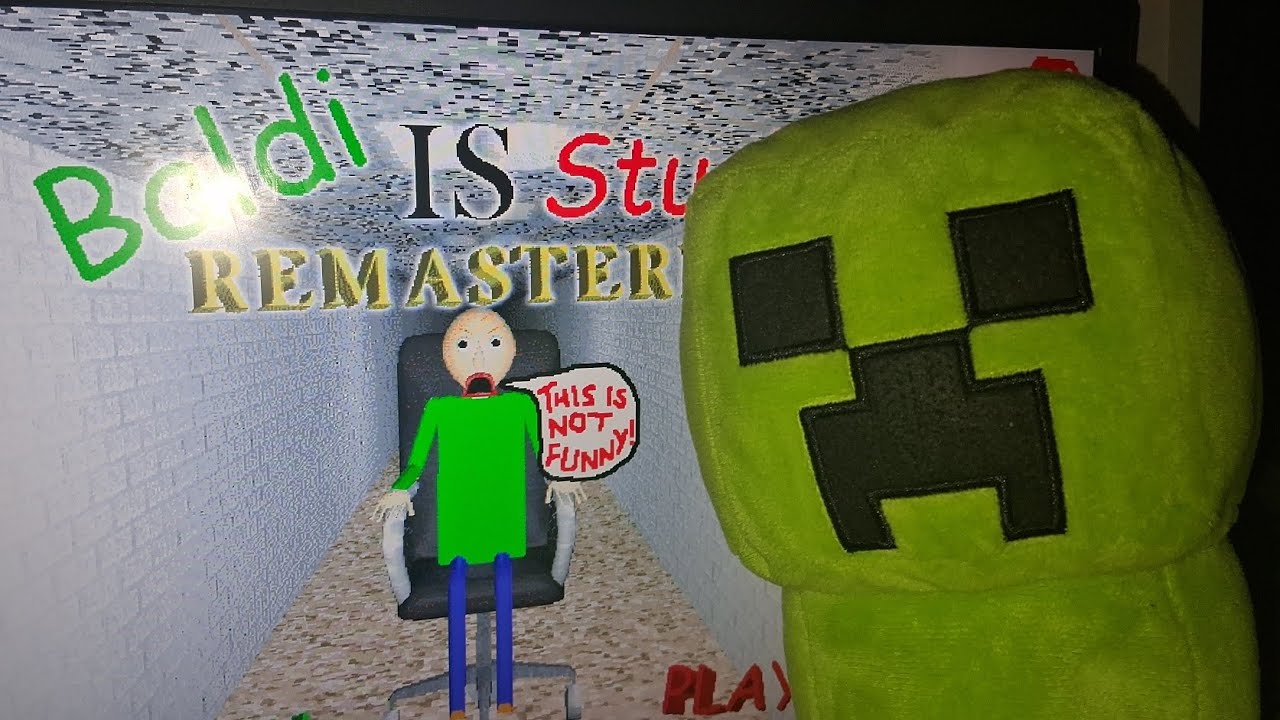 SGB Movie: Creeper Plays Baldi Is Stuck Remastered!