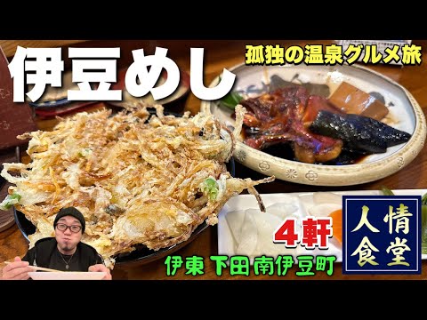 爆風の伊豆旅行4軒!地元民に愛され続ける超人気店の名物かき揚げに悶絶『飯テロ』伊東温泉/下田南伊豆/黒船屋/アルページュ/Travel Japan Izu