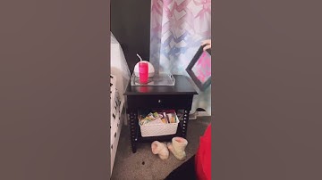 Nightstand tidy with a tray #nightstand #bedroomdesign