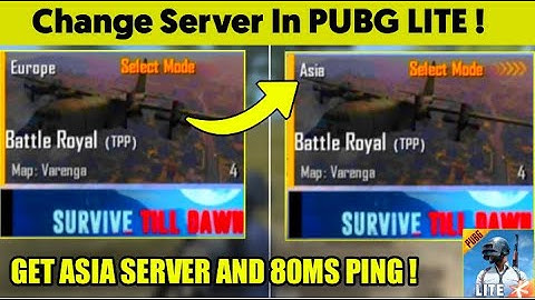 😮HOW TO CHANGE SERVER😮 | PUBG MOBILE LITE | PERMENENT FIX SERVER PROBLEM💯 | NEW UPDATE 0.20.0😎