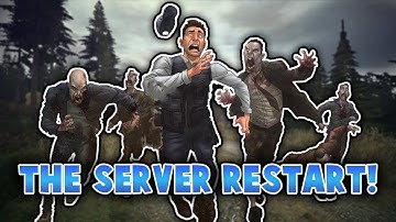 SERVER RESTART AT THE WORST TIME! - DAYZ Highlights #2