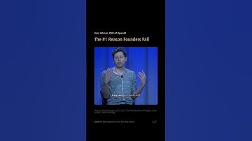 Sam Altman - Why Most Startups Fail (and How to Survive It)