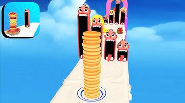 Pancake Run - All Levels Gameplay Android,ios (Levels 6-9)