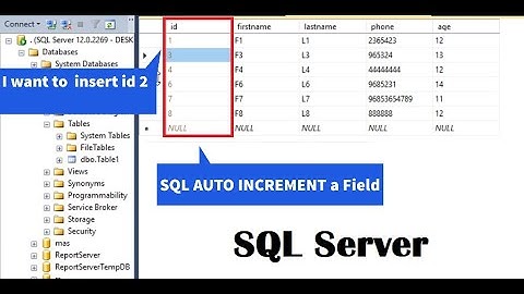 How to insert explicit Values into the identity column of a table in SQL Server