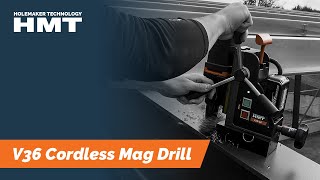 V36 Cordless Magnet Drill - Increase Jobsite Solutions With This Unique Mag Drill