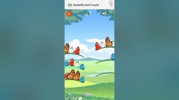 Butterfly sort puzzle