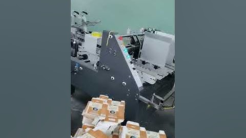 Folder gluer machine doing pre fold at high speed