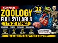 Complete Zoology Full Syllabus | 32 Important Topics for Exams
