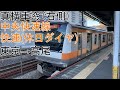 ［車窓（真横）］中央線［快速（休日ダイヤ）］E233系 東京→高尾